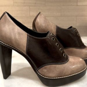 Cole Hann Stephanie X Air Sole Two Tone Oxford Heels